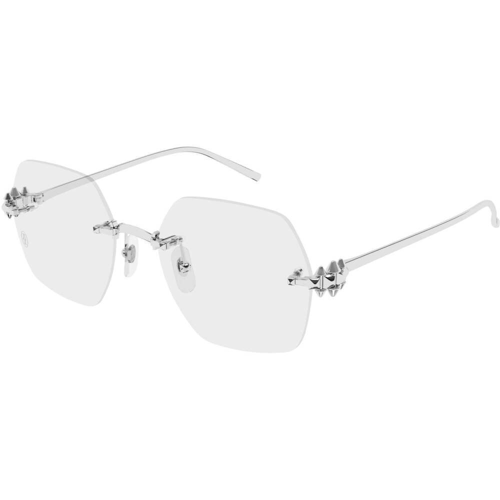 Cartier CT0646o-002 Eyeglasses Silver Metal